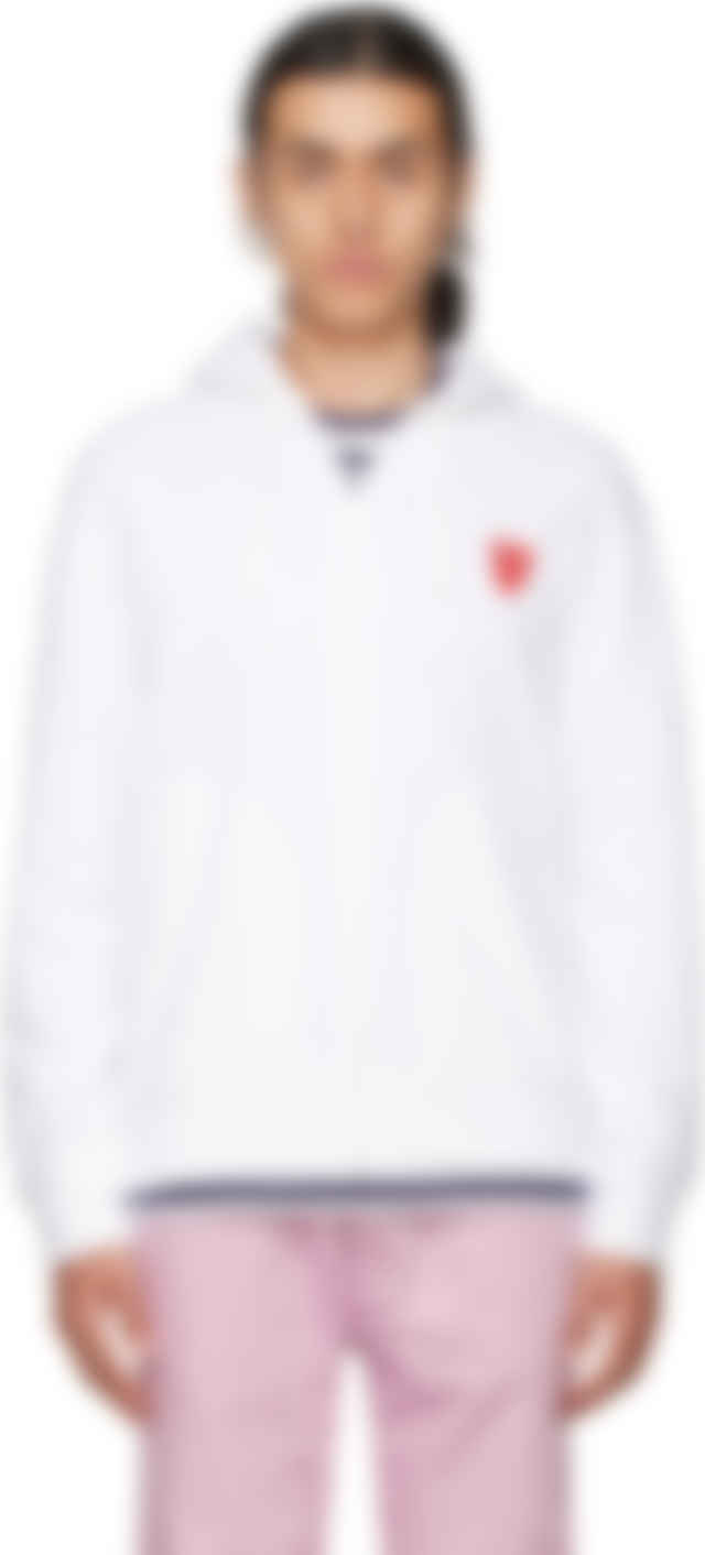 comme des garcons zip hoodie