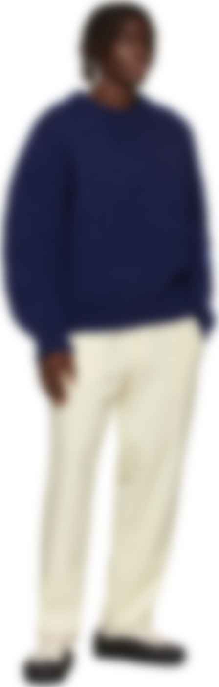 ブルー Chunky セーター