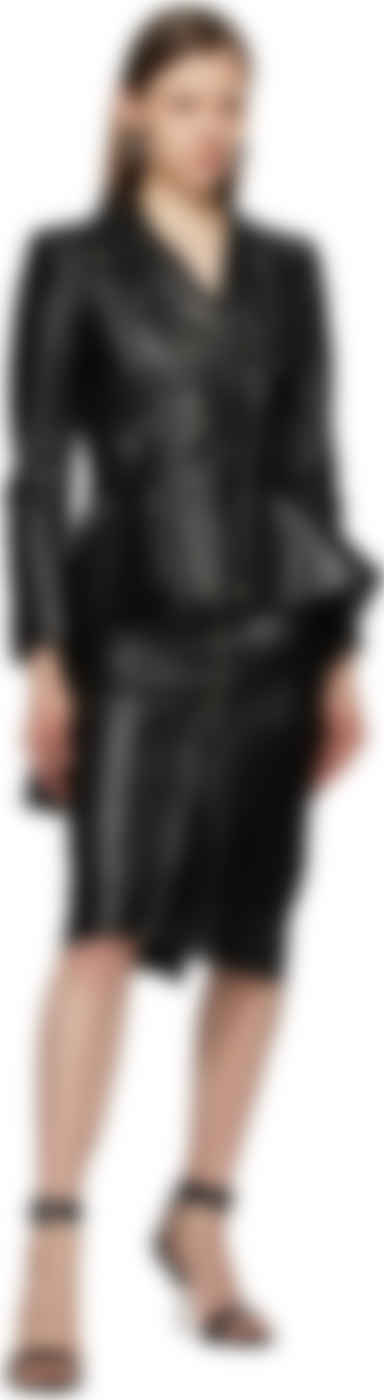 two tone peplum jacket