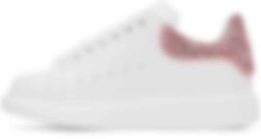 alexander mcqueen rosa glitter