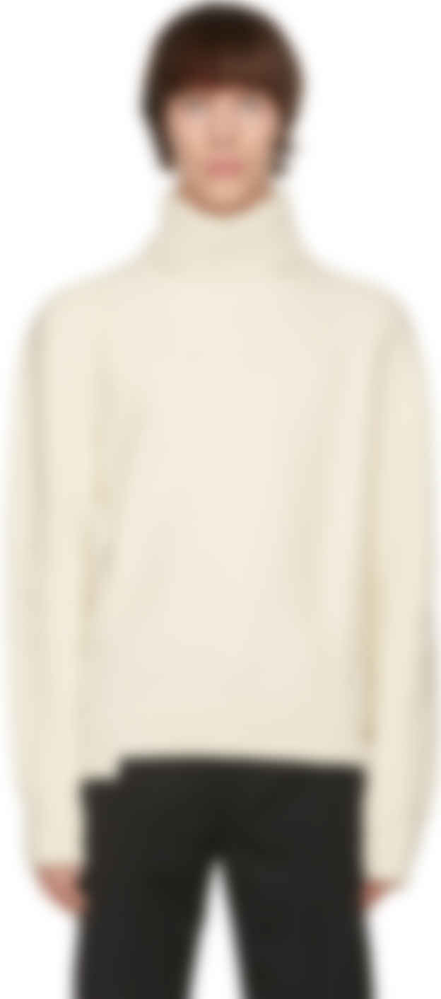 white roll neck