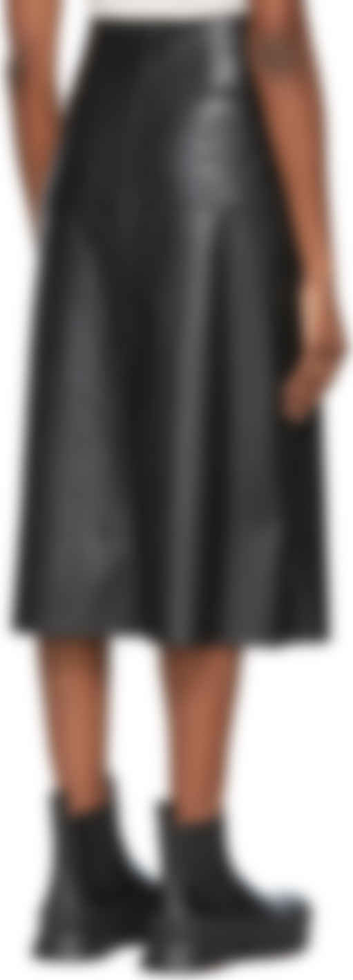 ブラック フェイクレザー Carioca スカート
