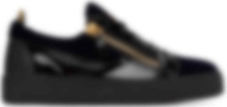 Vestlig budbringer tiger Black Patent Frankie Sneakers by Giuseppe Zanotti on Sale