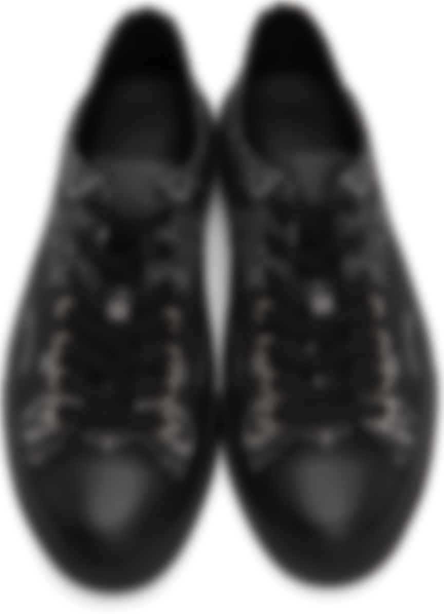 Givenchy: Black & White Low City Sneakers | SSENSE