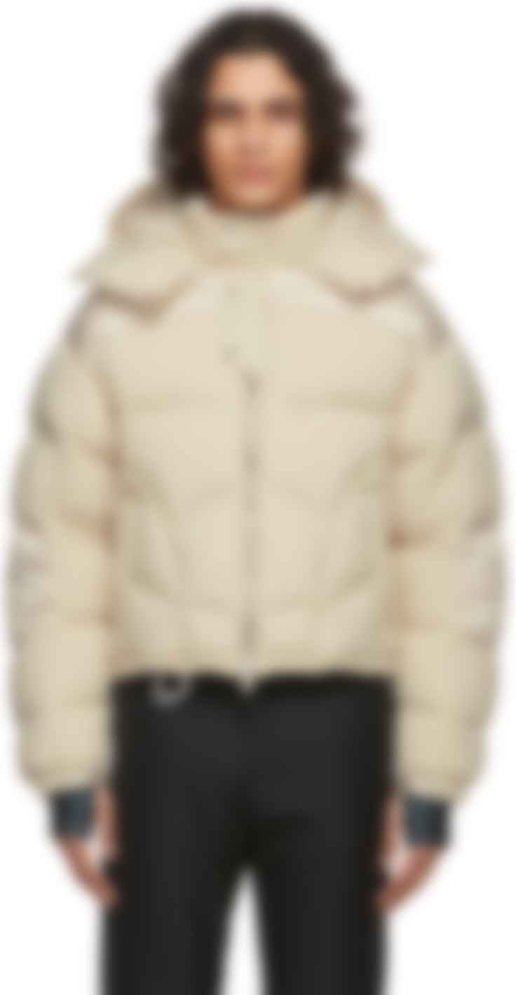 off white winter coat