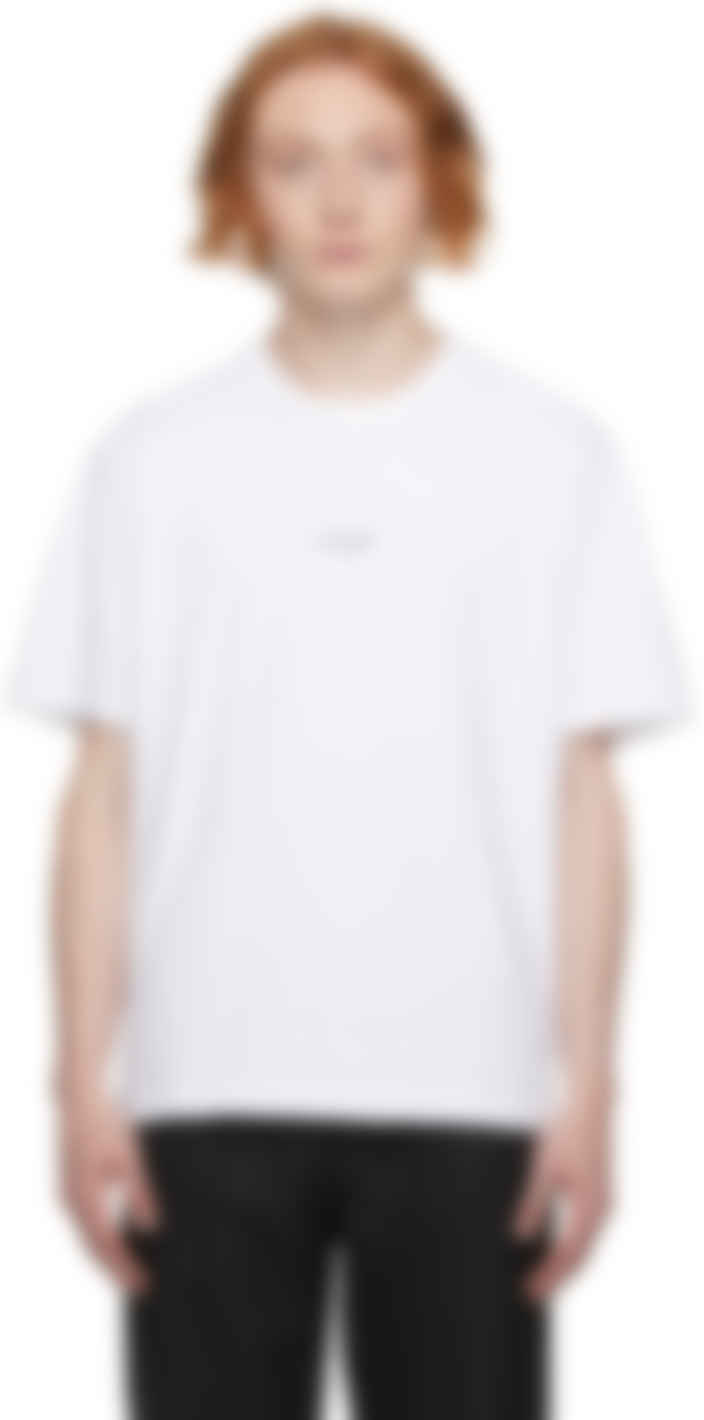 White Focus Logo T Shirt By Axel Arigato On Sale