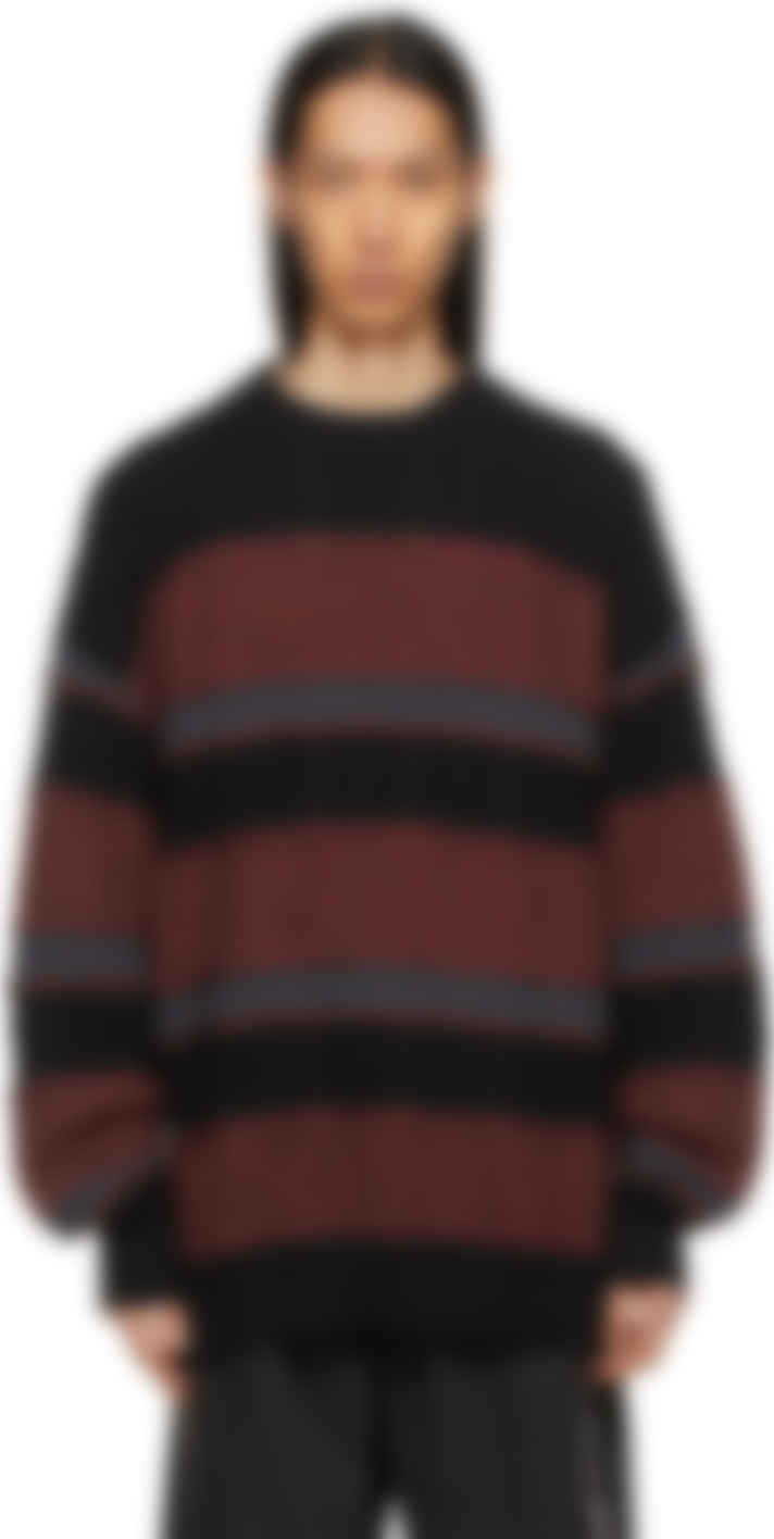 black red sweater
