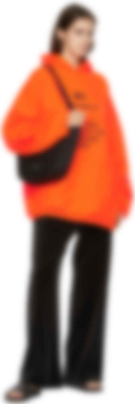 balenciaga hoodie orange
