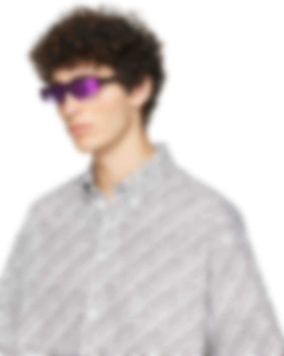 purple rectangle sunglasses