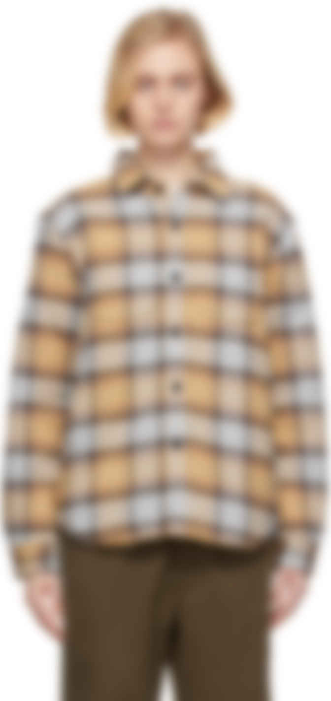 stussy checkered jacket