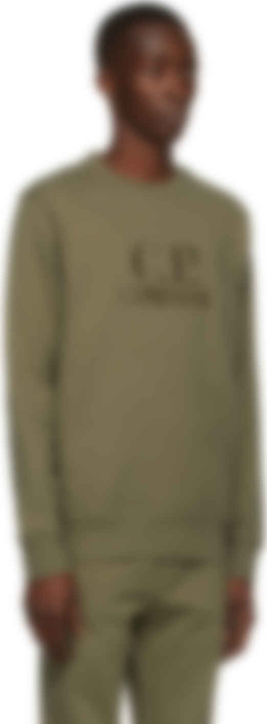 khaki cp company sweatshirt