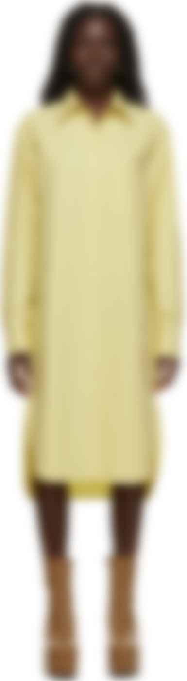robe chemise jaune