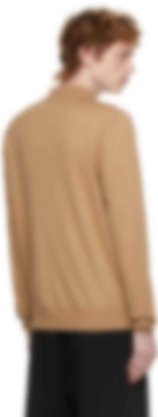 tan mock neck