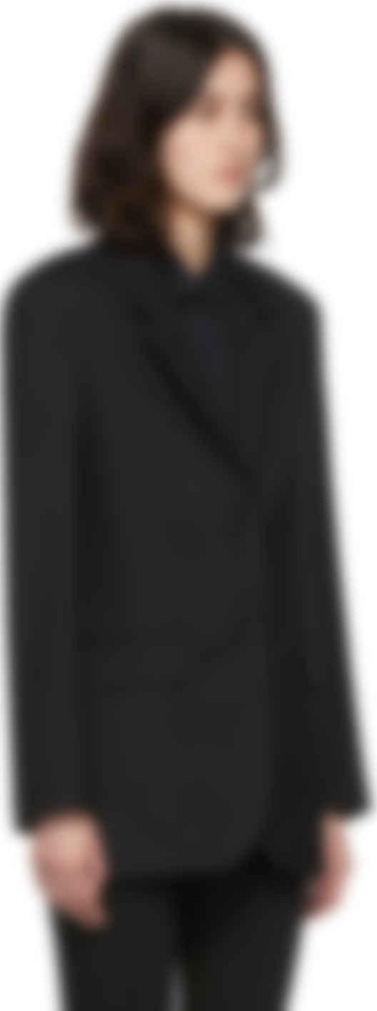 the row black blazer