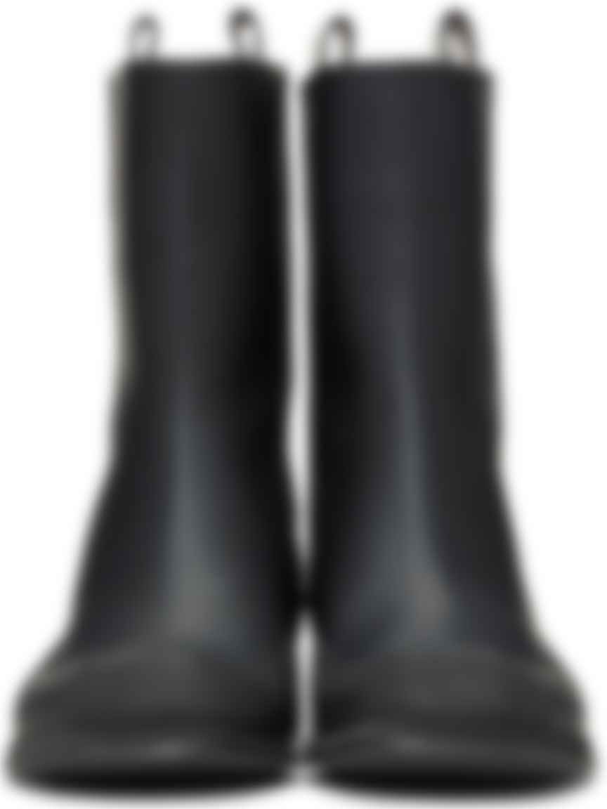 black grunge boots