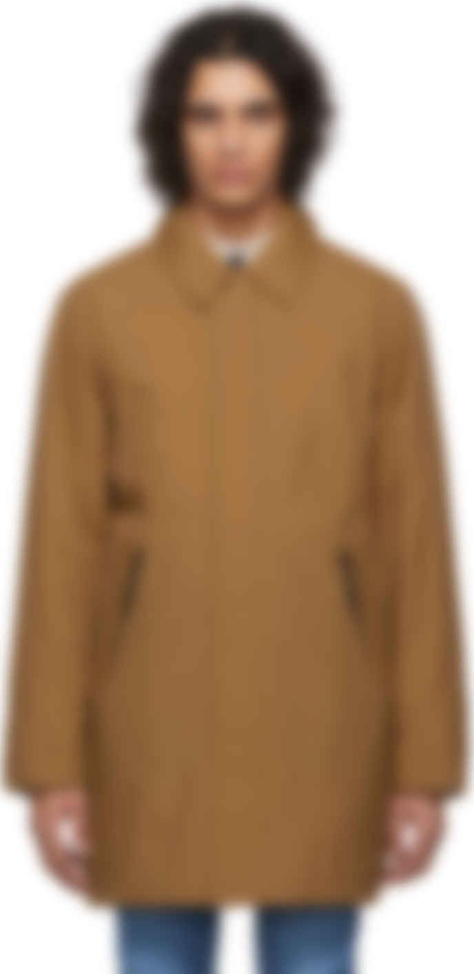 tan car coat