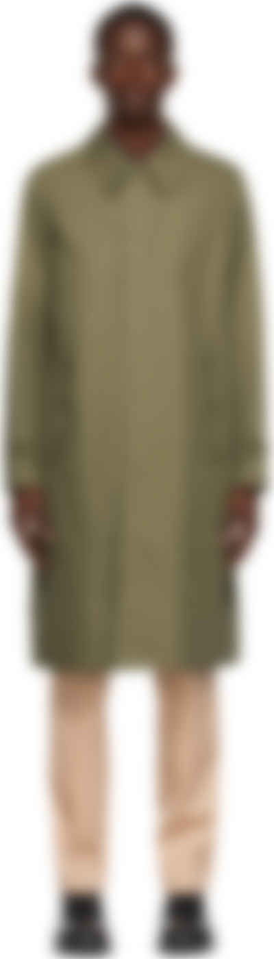 khaki trench
