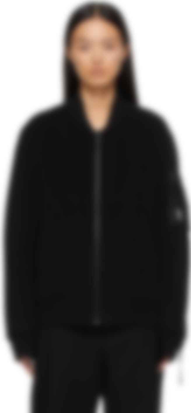 ann demeulemeester bomber jacket