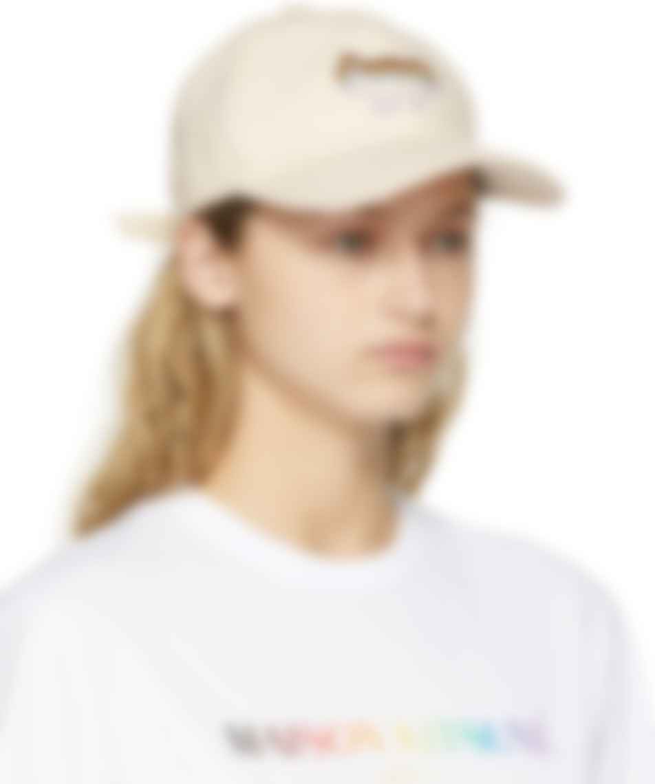 Off-White Trevor Project Edition Rainbow Fox Embroidery Cap