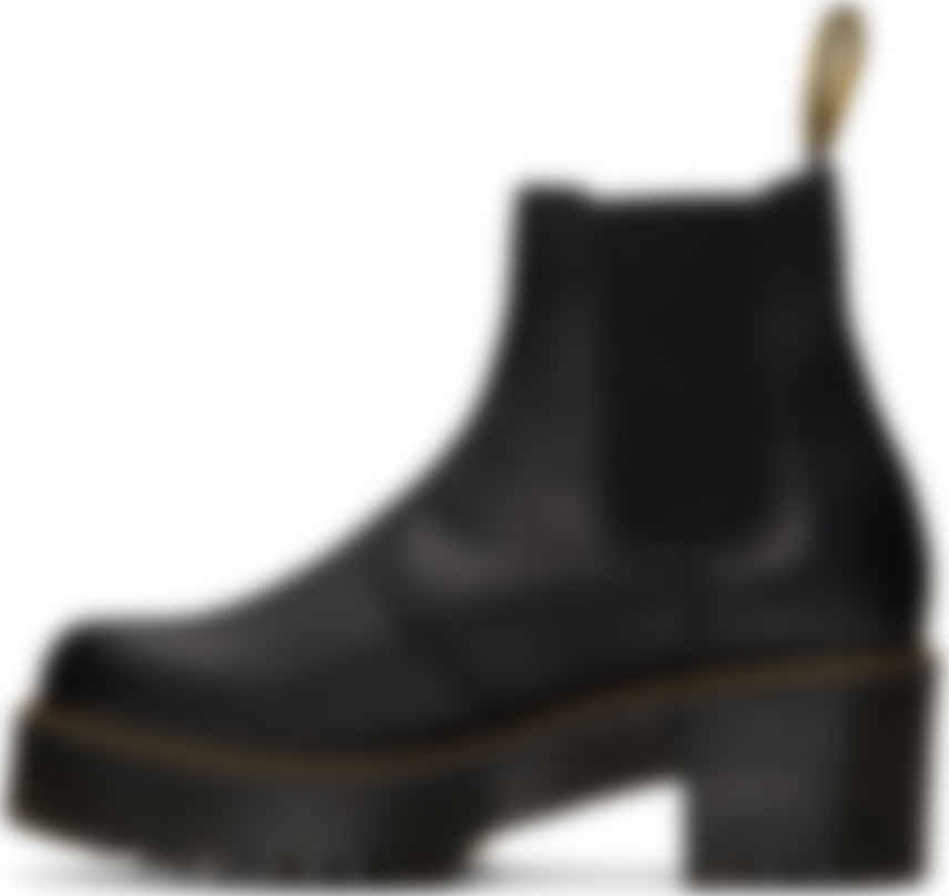 black rometty platform boots