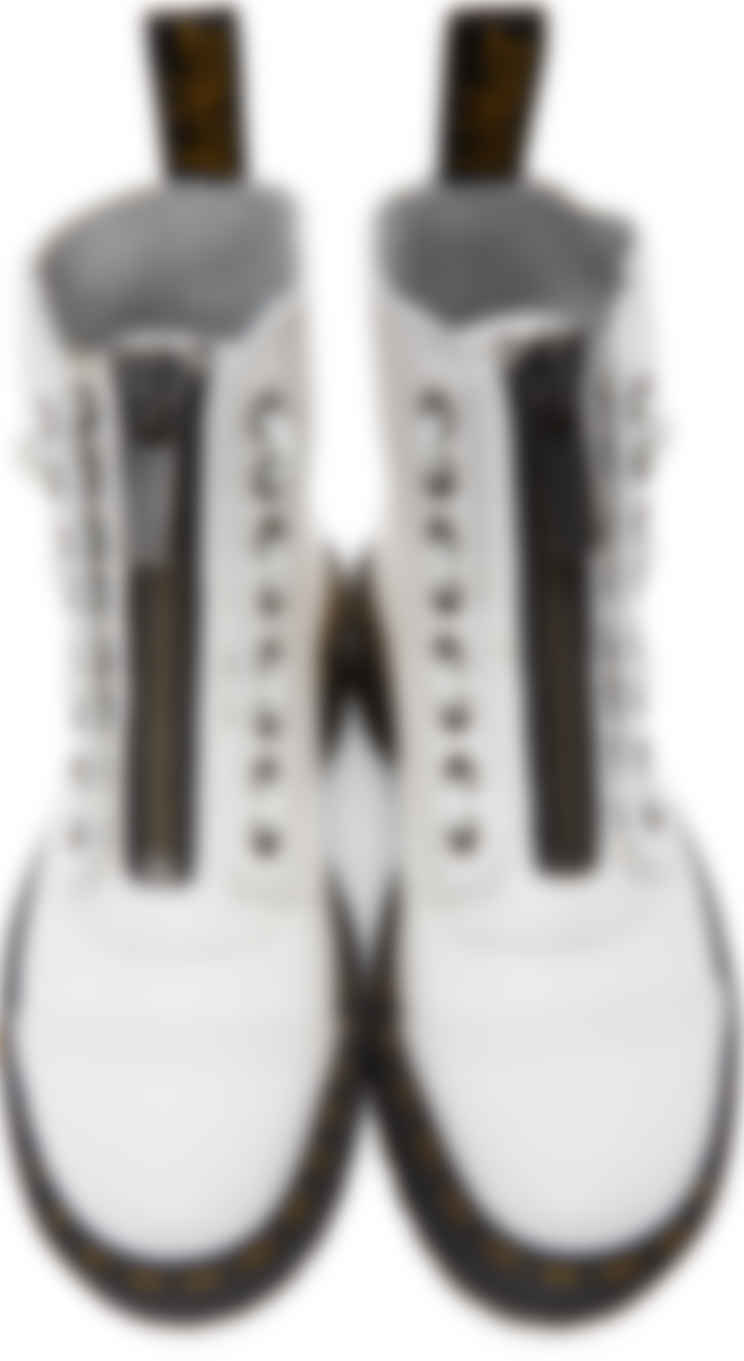 dr martens white zip