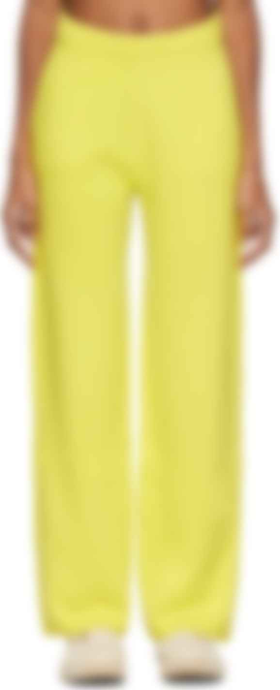 yellow lounge pants