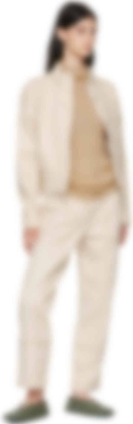 off white faux leather jacket