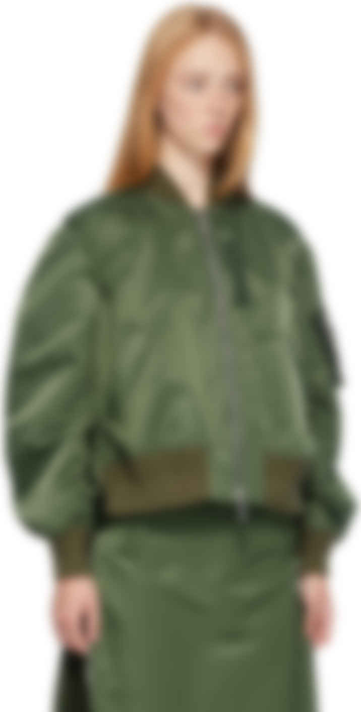 khaki ma1 bomber jacket