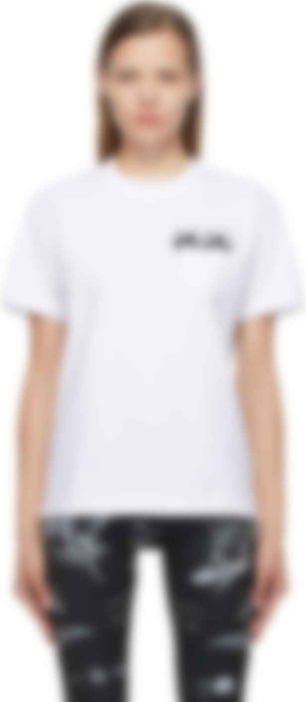 White KAWS Edition Embroidery T-Shirt