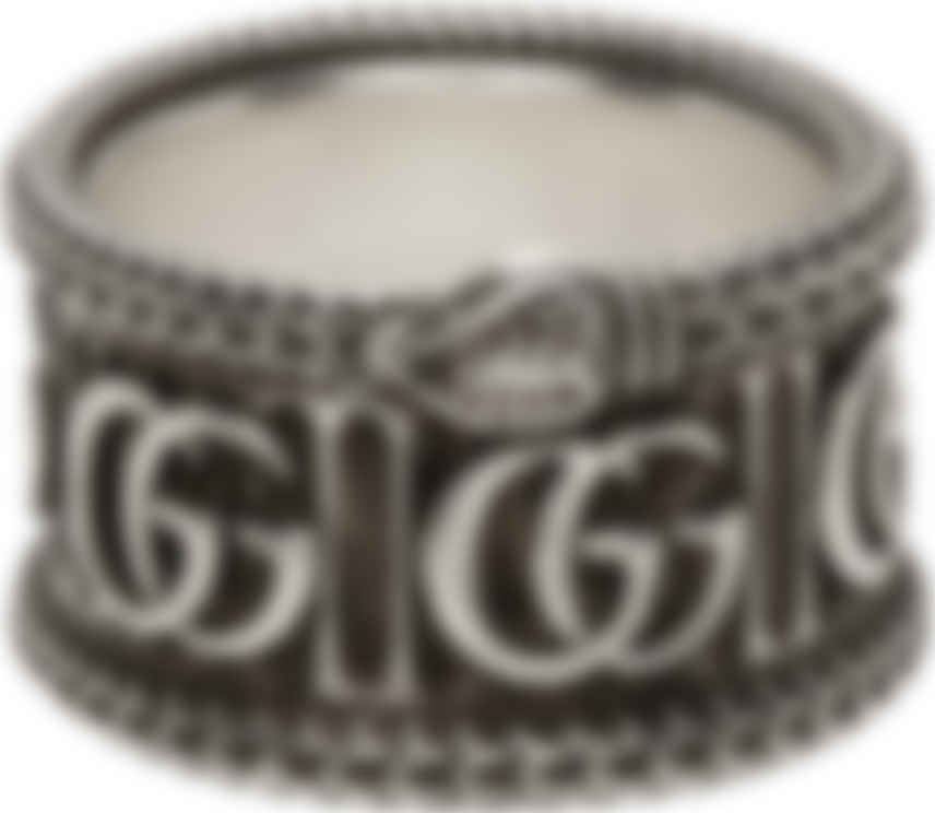 gucci silver double g ring