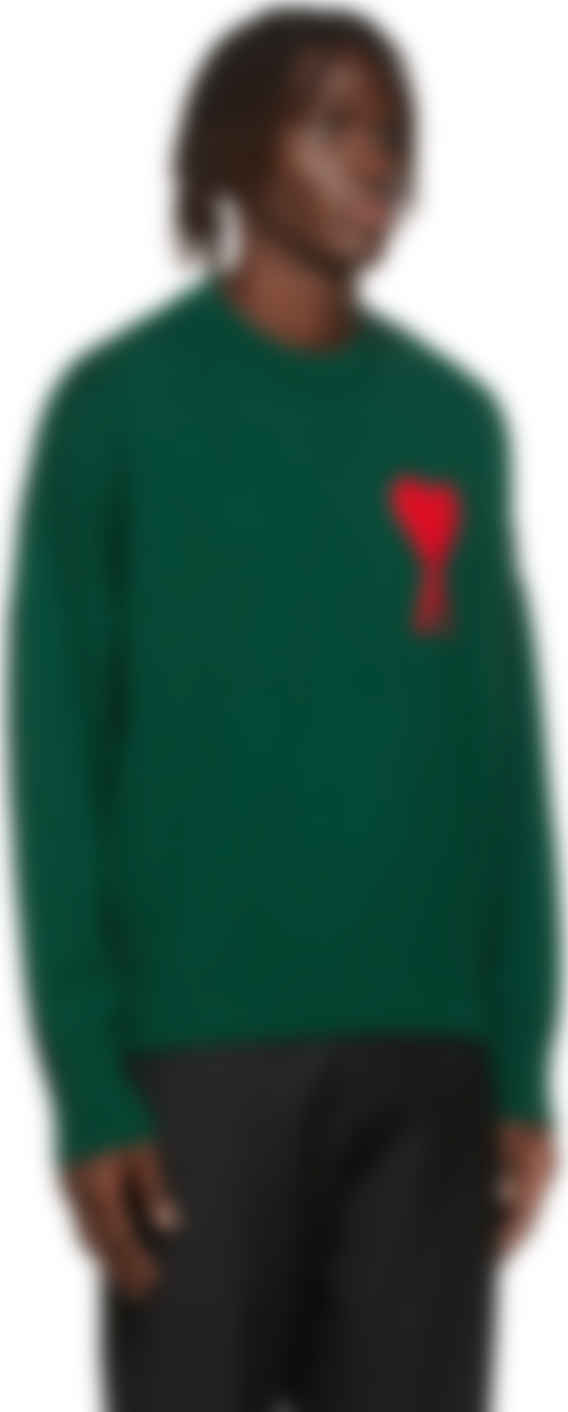 oversize ami de coeur crewneck sweater
