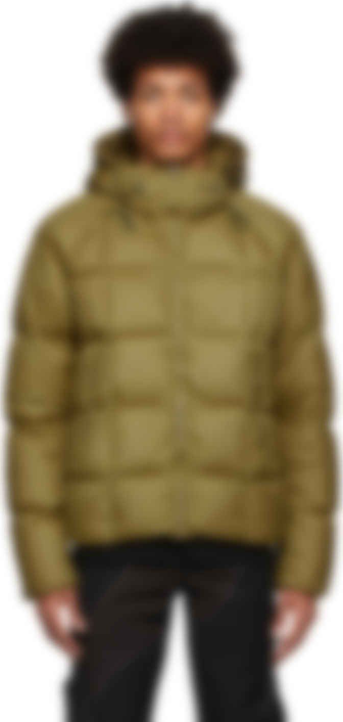 khaki anorak jacket
