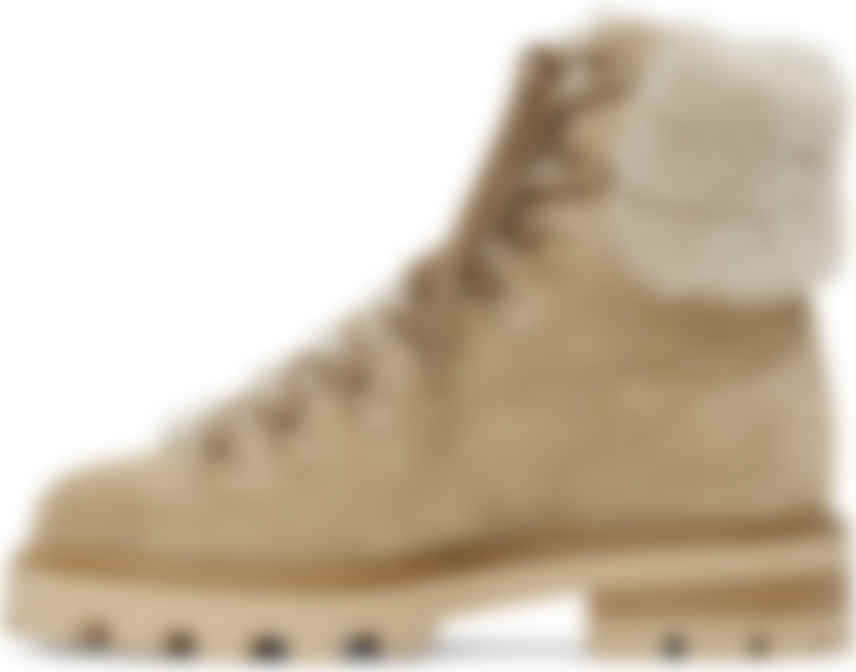 shearling hiking boots