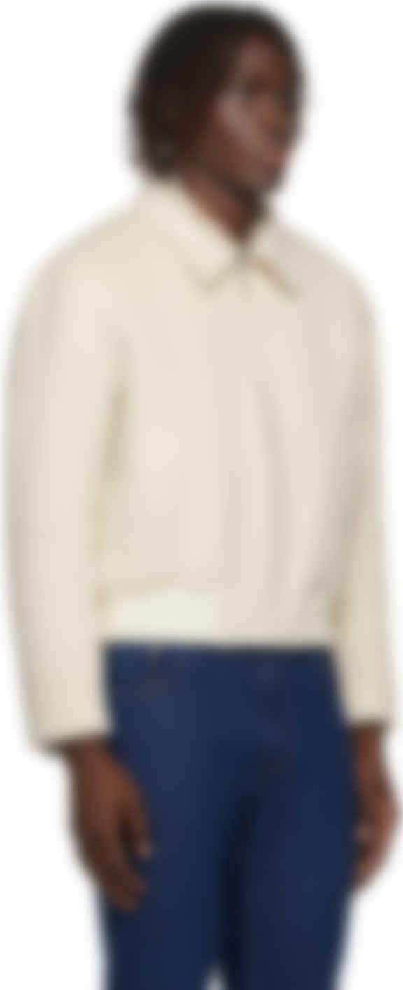 white harrington jacket
