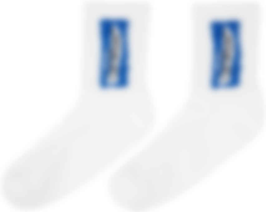 off white socks blue