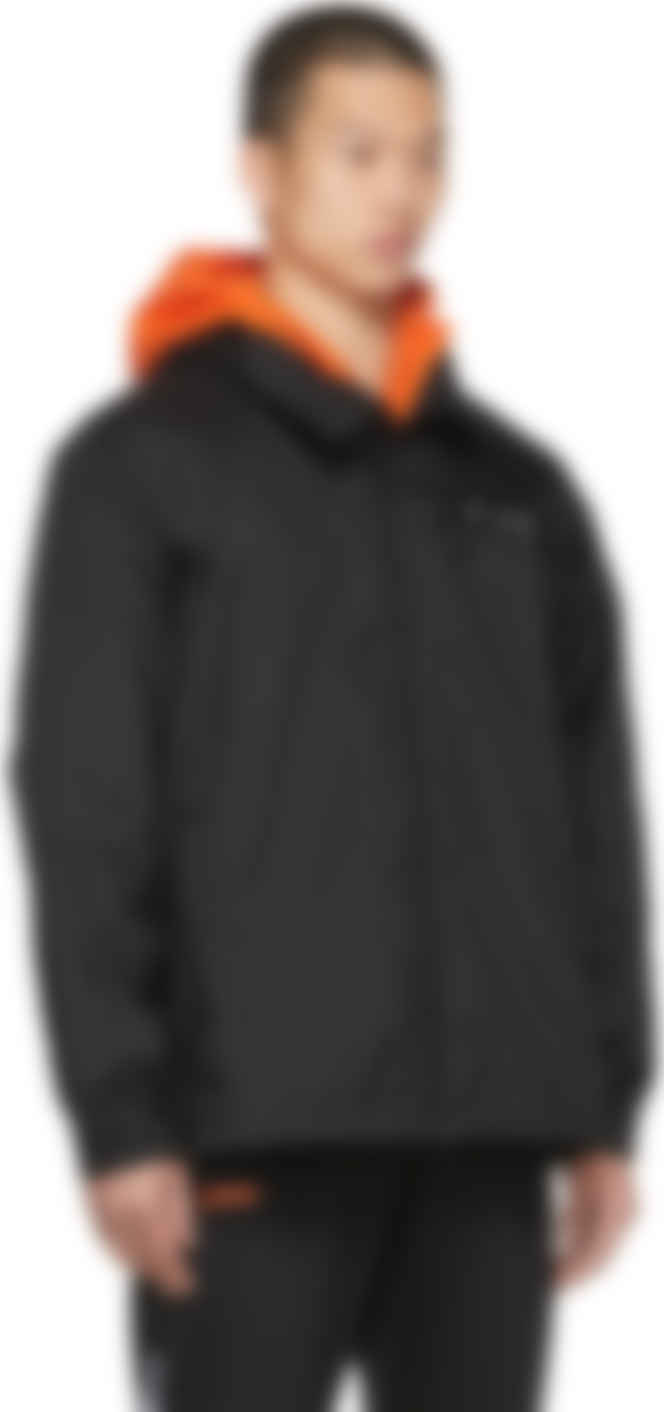 black jacket windbreaker