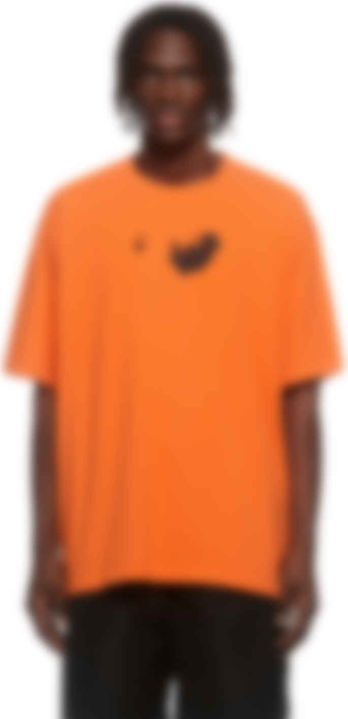 off white orange t shirt
