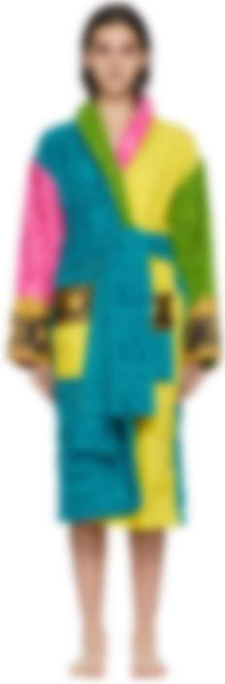 peignoir versace multicolore
