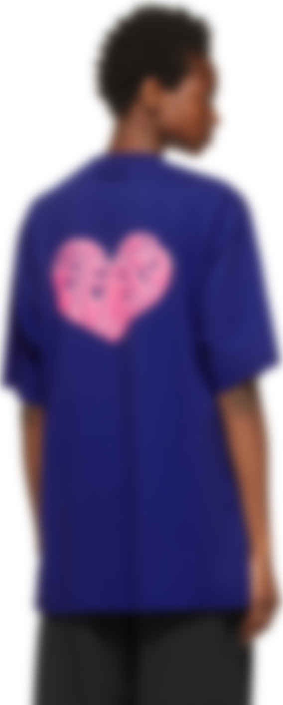 Blue Dolphins Heart Logo T-Shirt