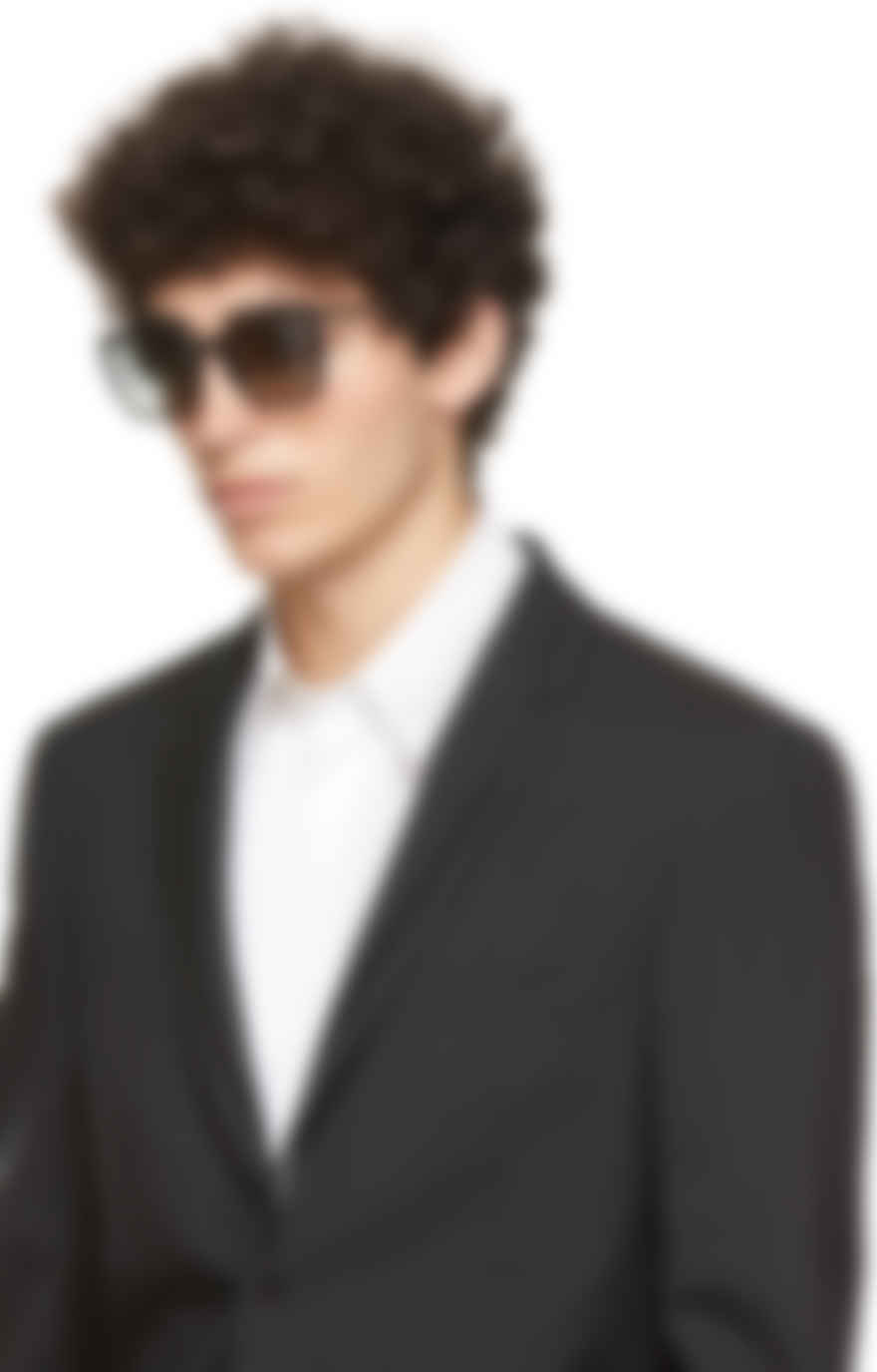 Fendi ブラック Ff スクエア サングラス Ssense 日本