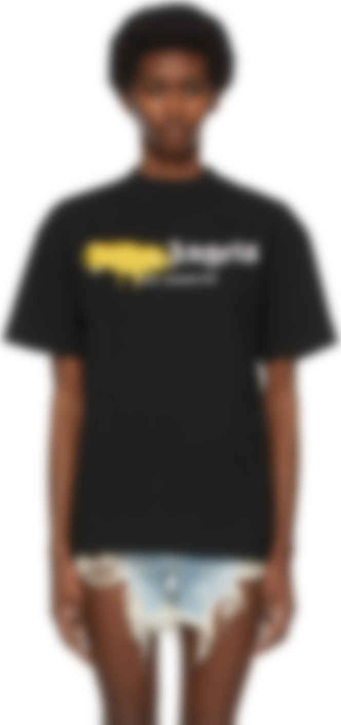 palm angels sprayed logo t shirt