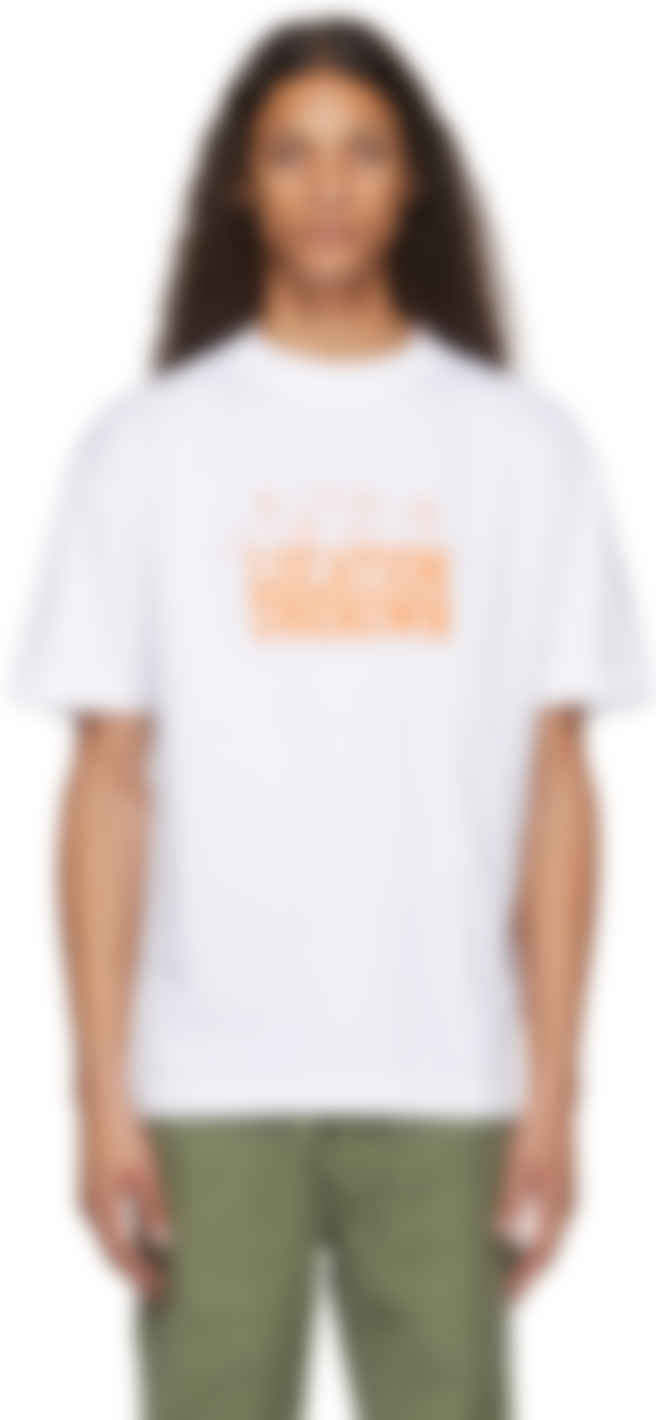 Palm Angels ホワイト Location Unknown T シャツ Ssense 日本