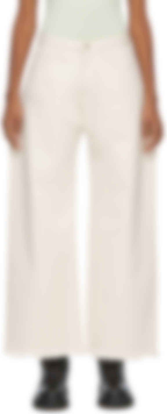 Marques Almeida Off White Boyfriend Jeans Ssense
