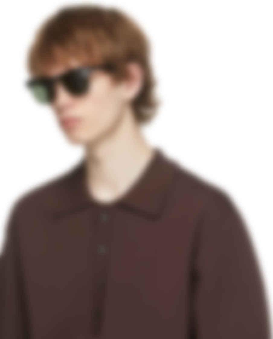 Ray Ban ブラック オーバーサイズ Clubmaster サングラス Ssense 日本