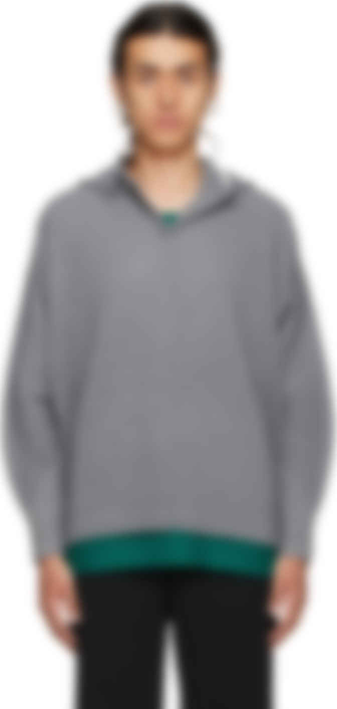 homme plisse hoodie
