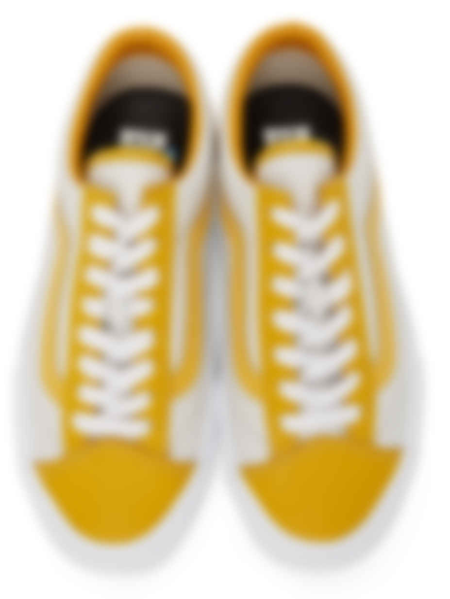 vans jaune et blanche
