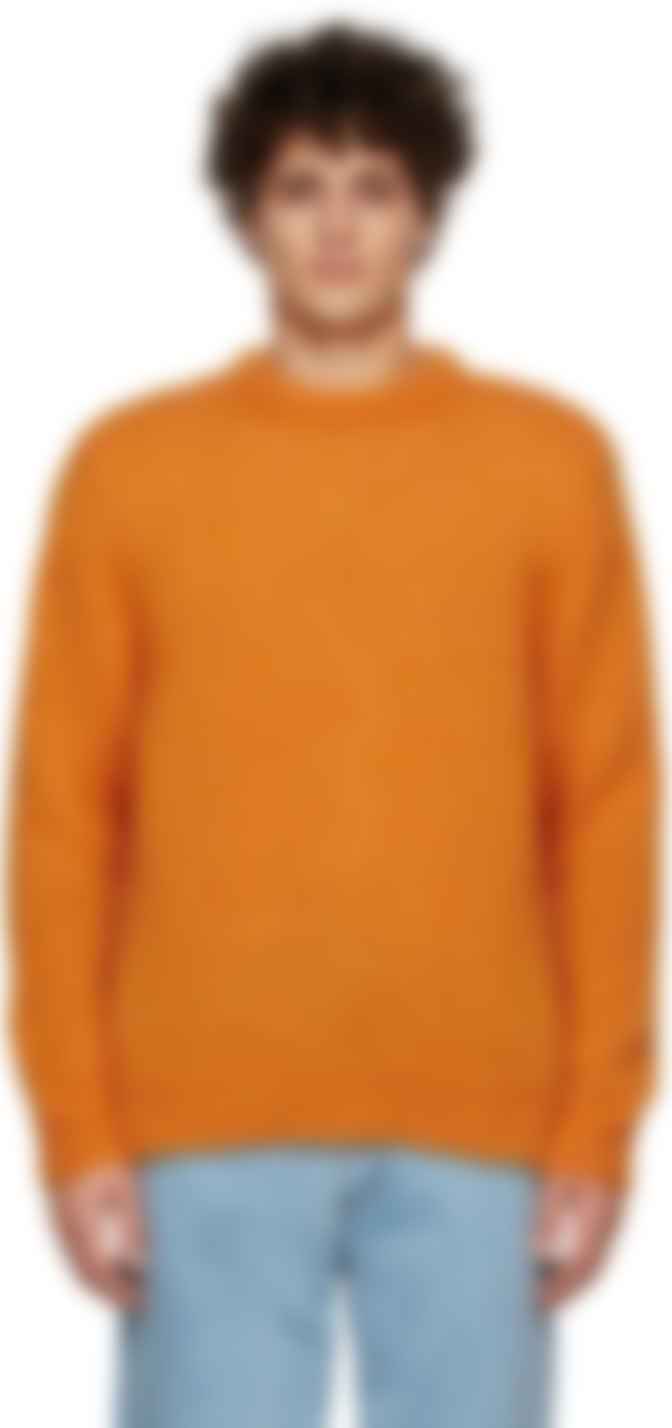 orange sweater