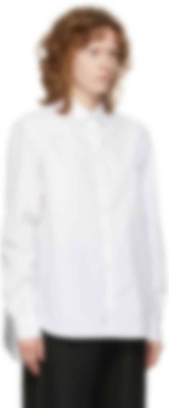 White Cotton Signature Shirt