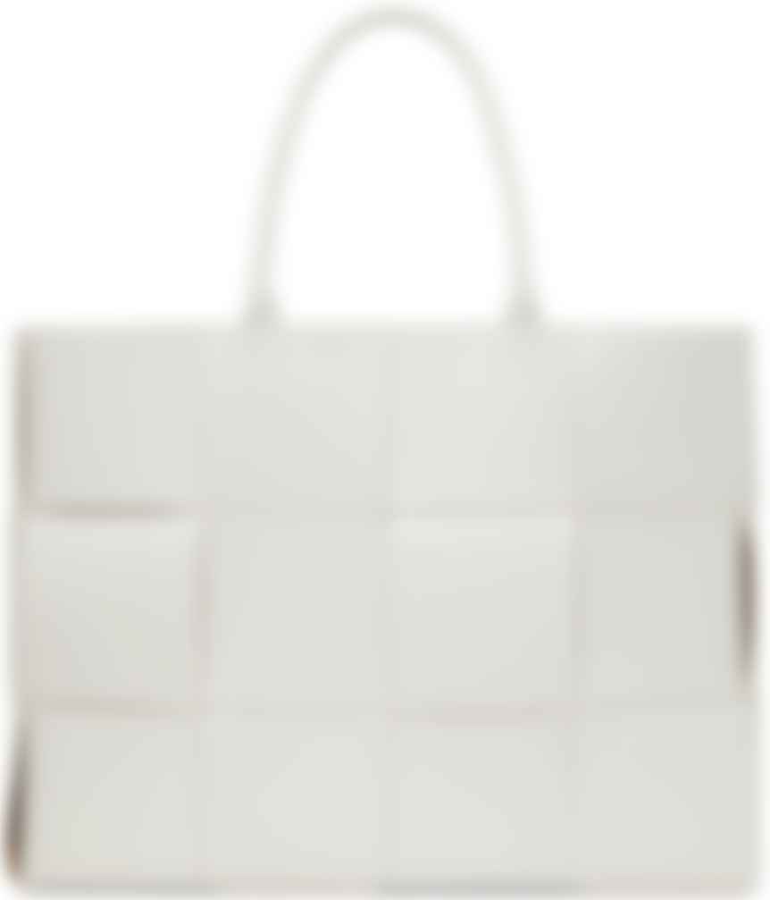 bottega veneta arco canvas tote
