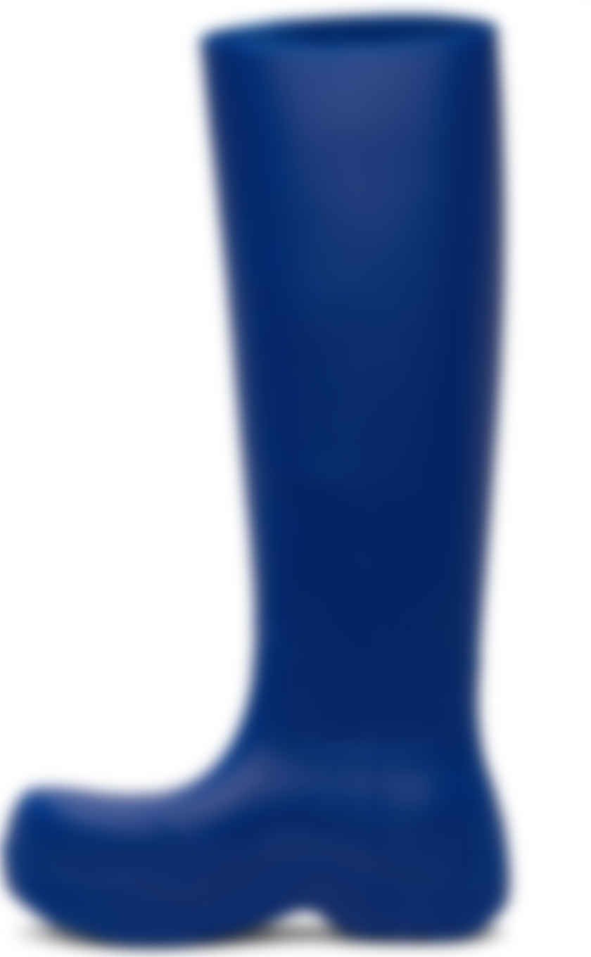 blue tall boots